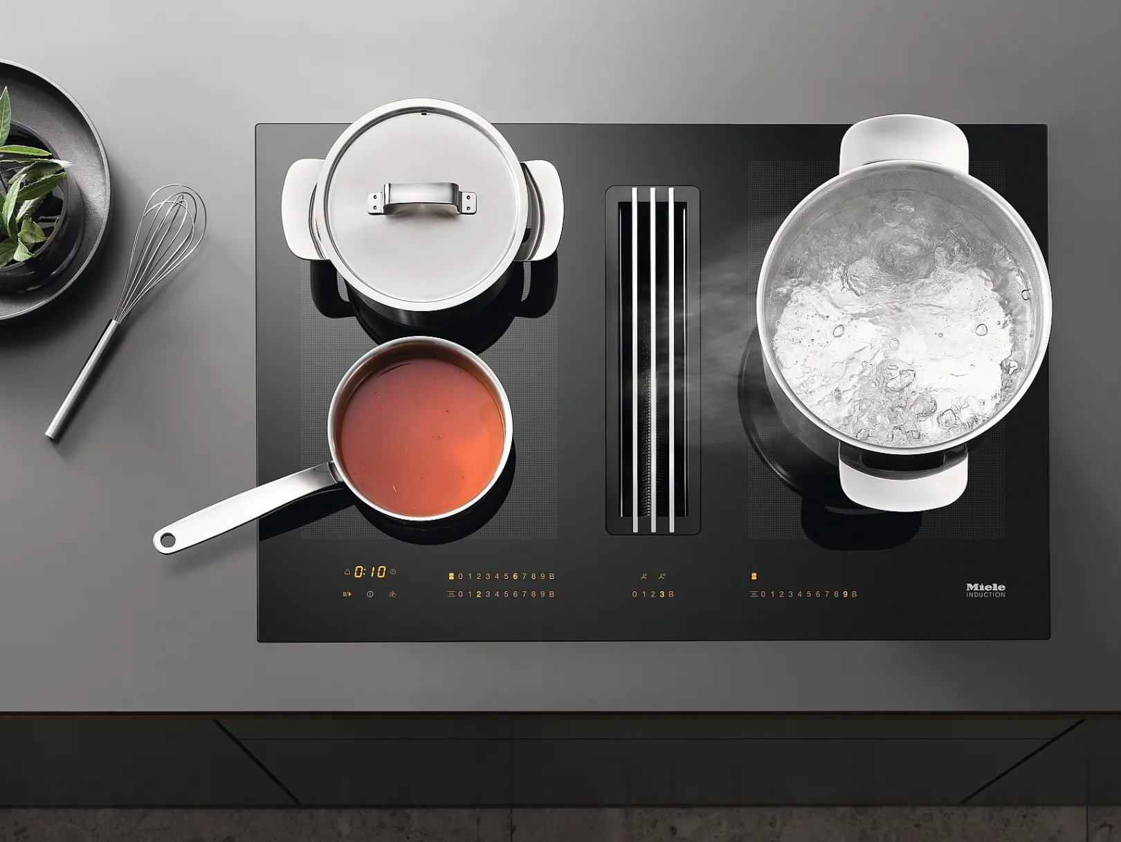 Miele Fiskars "All Steel" Startpannenset (4-Delig)