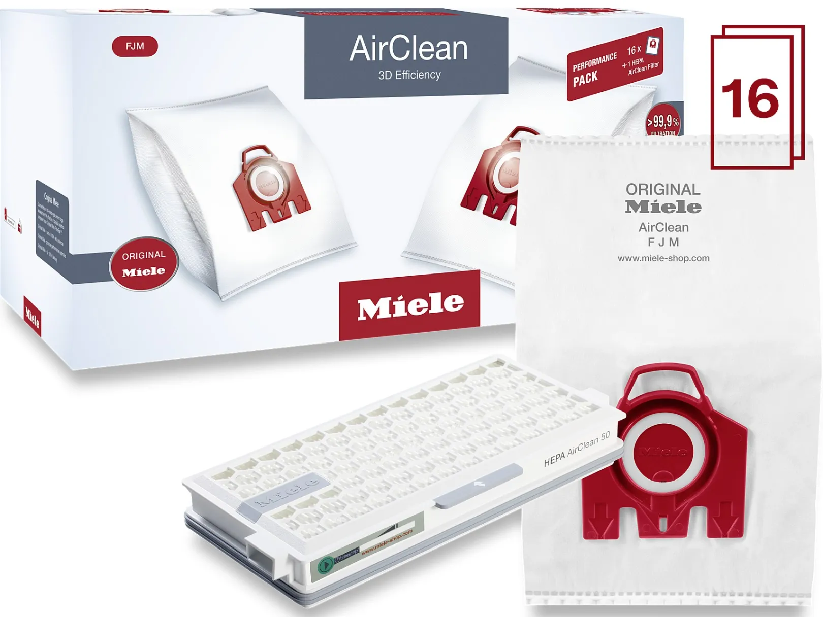 Miele Prestatiepakket Airclean 3D Efficientie Fjm