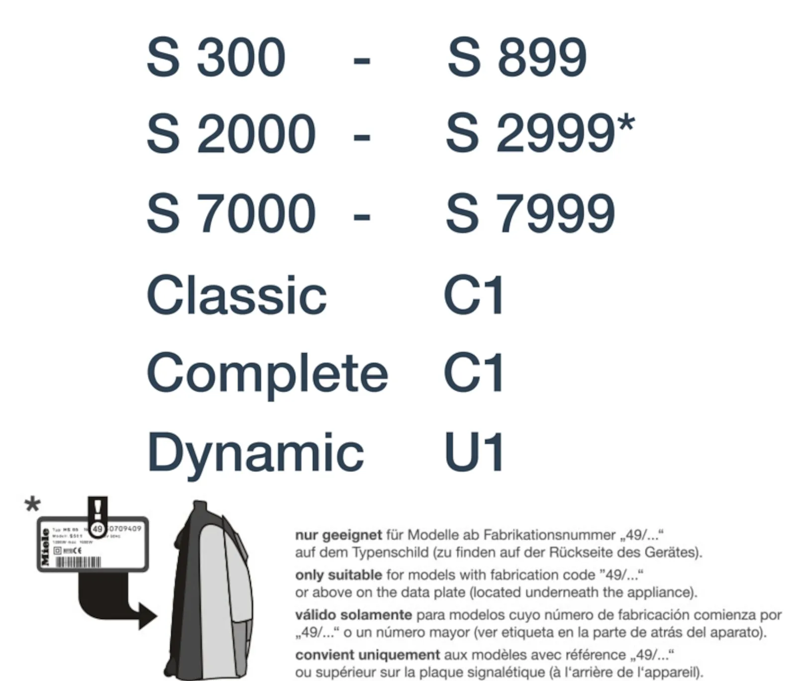 Miele Xl-Pakket Hepa Airclean-Filter
